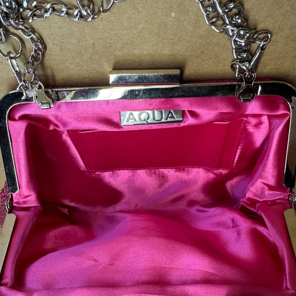 AQUA Markle Mesh Frame Shoulder Bag - Pink - New with defects - Picture 7 of 9
